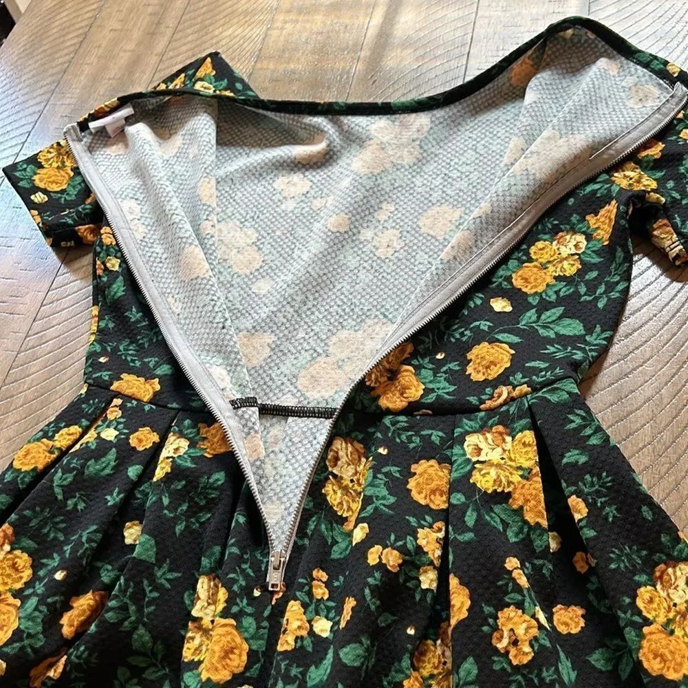 Chic 2 Pockets 💳💷💄Travel ✈️ 🛳️ Dress 👗 No Wrinkles Fit&Flare Stretch Comfy - Picture 16 of 17